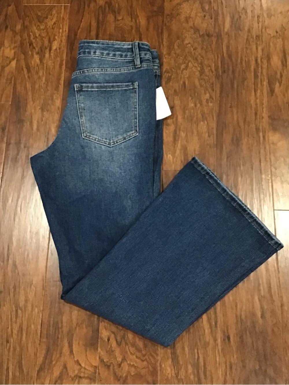 Royalty For Me Dark Blue Flare Jeans
